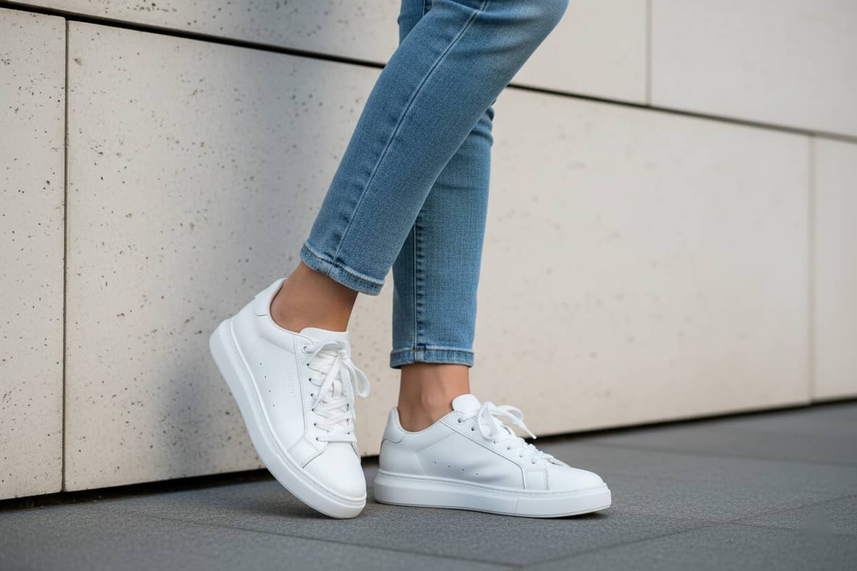 کفش چرم اسپرت مردانه