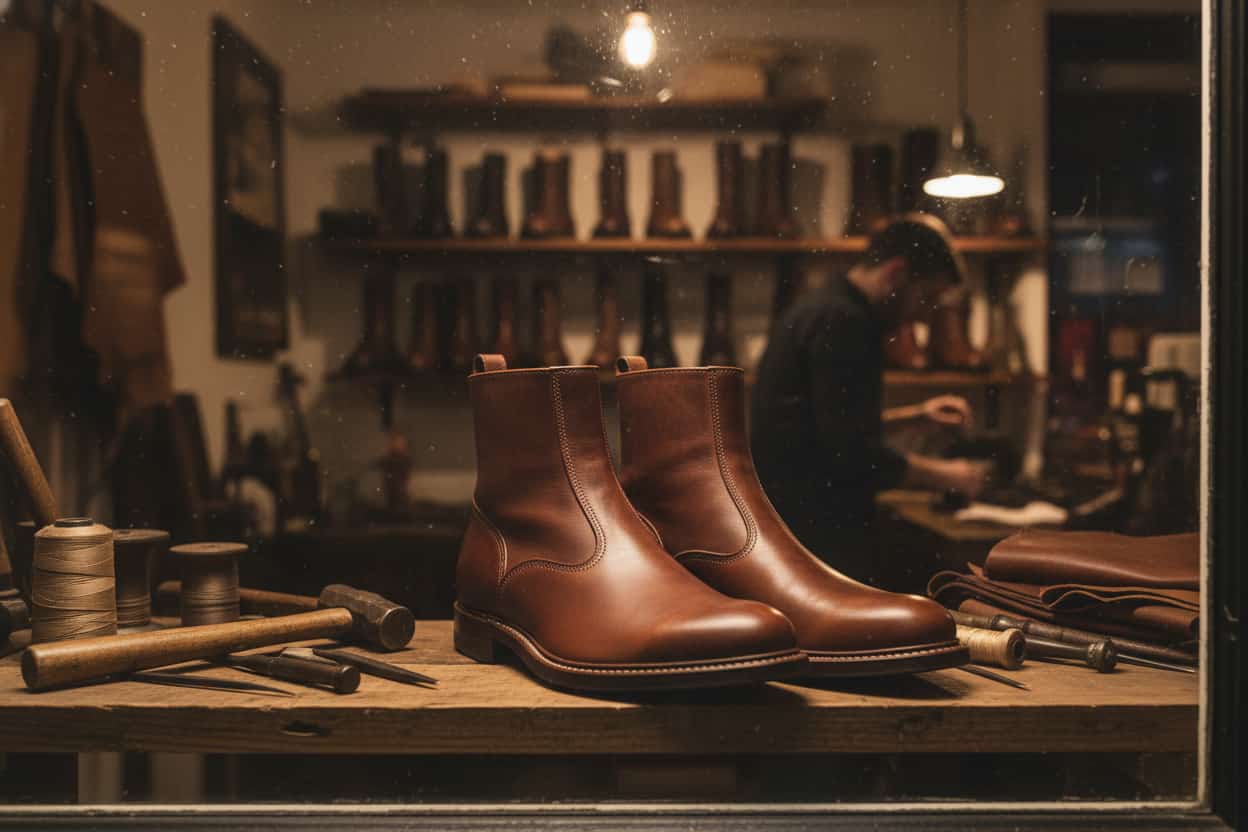 انواع بوت چرم مردانه