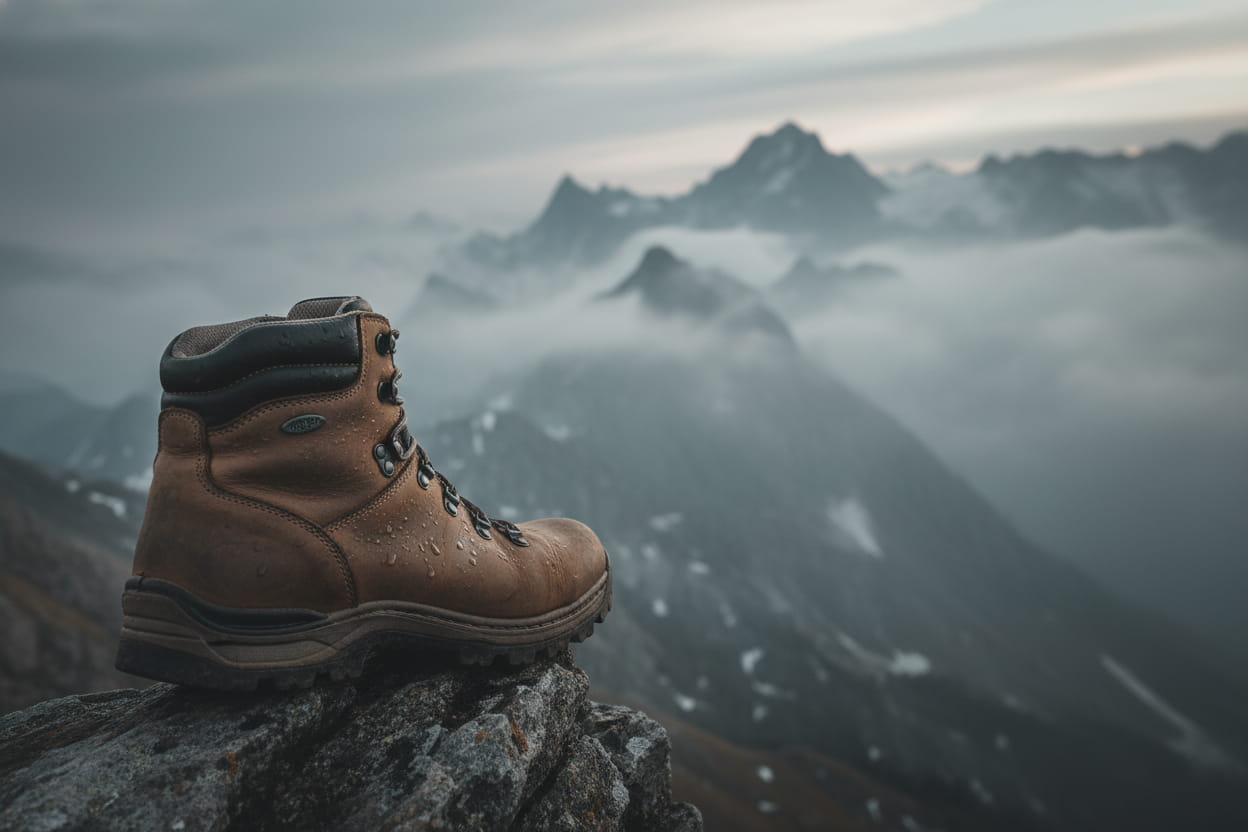 بوت چرم مردانه کوهنوردی